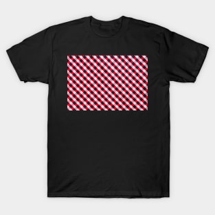 Unique Check Pattern T-Shirt